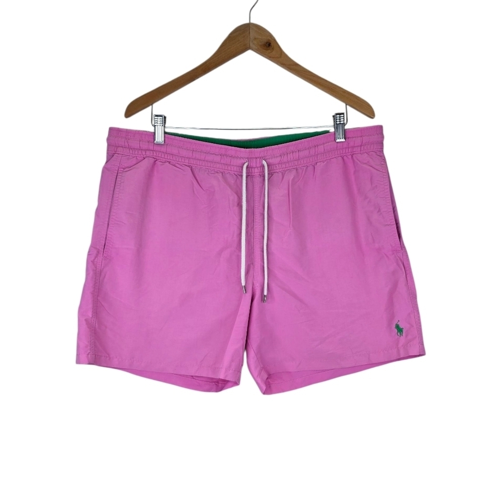 Vintage Polo Ralph Lauren Men's Nylon Swim Shorts Trunks Casual Classic Size L